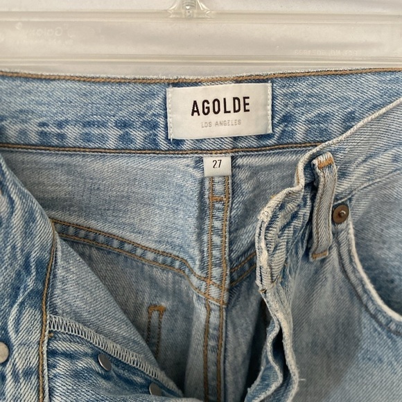 AGOLDE Riley button fly Jeans sz 27 - Picture 3 of 7